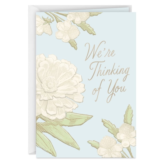 Hallmark Sympathy Card From Us (Our Thoughts Are Always With You)