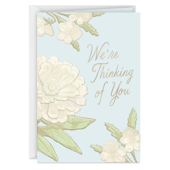 Hallmark Sympathy Card From Us (Our Thoughts Are Always With You)
