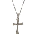 thumbnail image 1 of Connections from Hallmark Women's Stainless-Steel Cross 18' Pendant Necklace, 1 of 4