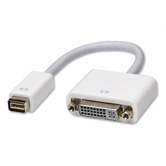 Connectland Mini DVI Male to DVI 24+5 pin Female Adapter Converter White