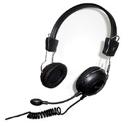 Connectland Stereo PC Headset with Flexible Boom Microphone