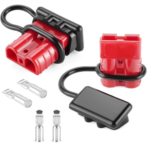 Connector 2 count,175Amp 12V to 36V Quick Connect/Disconnect Connector Wire Connectors Plug Kit for 1/0 AWG Cables,Set for ATV Winches Lifts Motors