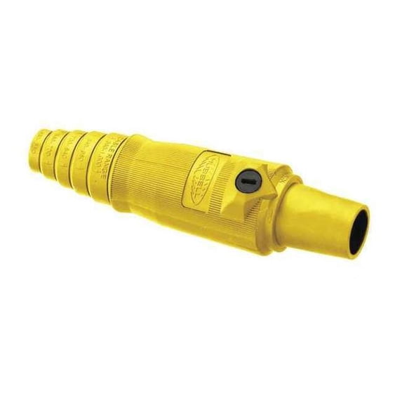 Hubbell Wiring Device-Kellems Connector,3R,4X,12,Female,Ylw,2/0 to 4/0 ...