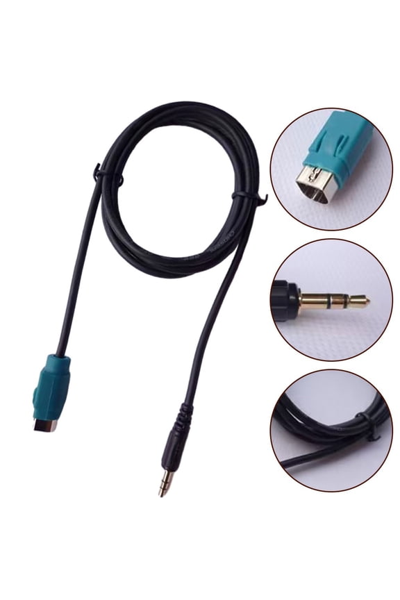 Connector ALPINE KCE B For ALPINE KCE-236B MP3 PSP Car Kit Car Accessories 3.5 Stereo Jack Connector 3.5 Stereo Jack Connector