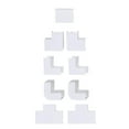 thumbnail image 1 of Connector Accessory Pack - 9 Cable Connection Pieces for Cable Concealer Kit – Cord Management for Wall Mount TVs, 1 of 7