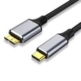 thumbnail image 1 of Connector Fast Speed Data Sync Cord Quick Charging USB 3.1 Type-C to Micro B 5Gbps USB C to Micro B 3.0 Cable 1M, 1 of 8