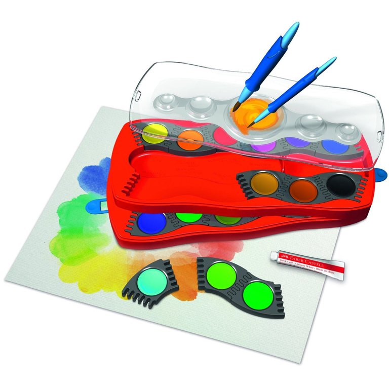 Connector paint box, red, 24 colours
