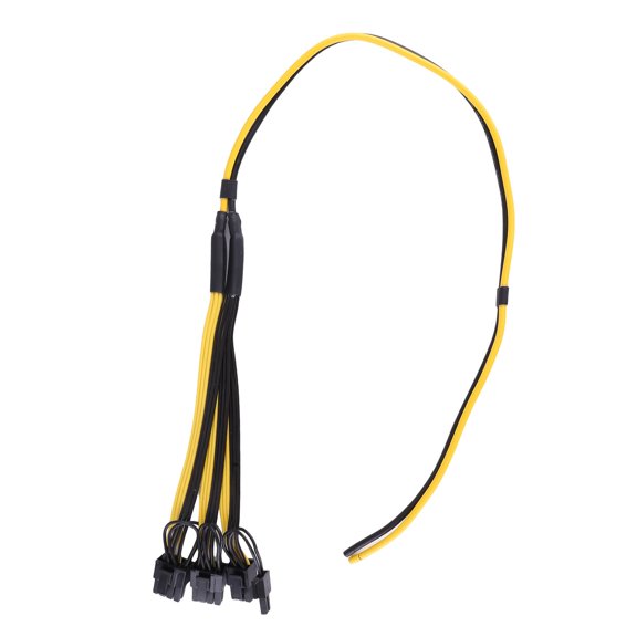 Connector Sever Power Supply Cable Miner Machine Support Miner Cable 1 to 3 Power Card Line 6 + 2p Adapter Cable