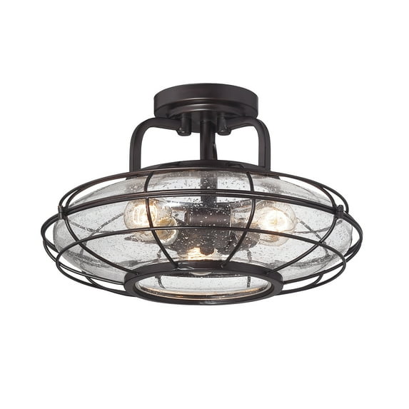 Connell 3 Light Semi-Flush