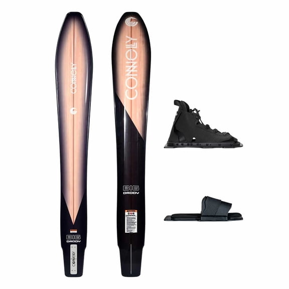 Connelly 69" Big Daddy Slalom Skis with Swerve Front Boots & Swerve RTP