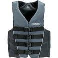 thumbnail image 1 of Connelly Mens X Large Tunnel 4-Belt Nylon Life Vest Safety Jacket, Gray & Black, 1 of 2