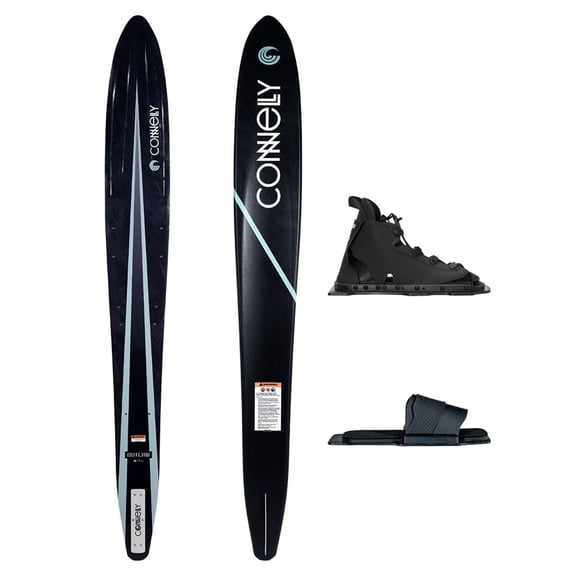 Connelly Outlaw Slalom Skis with Swerve Front Boots & Swerve RTP