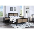 thumbnail image 1 of Connelly Reversible Panel Full Size Bed, Black & Vintage Walnut, 1 of 1