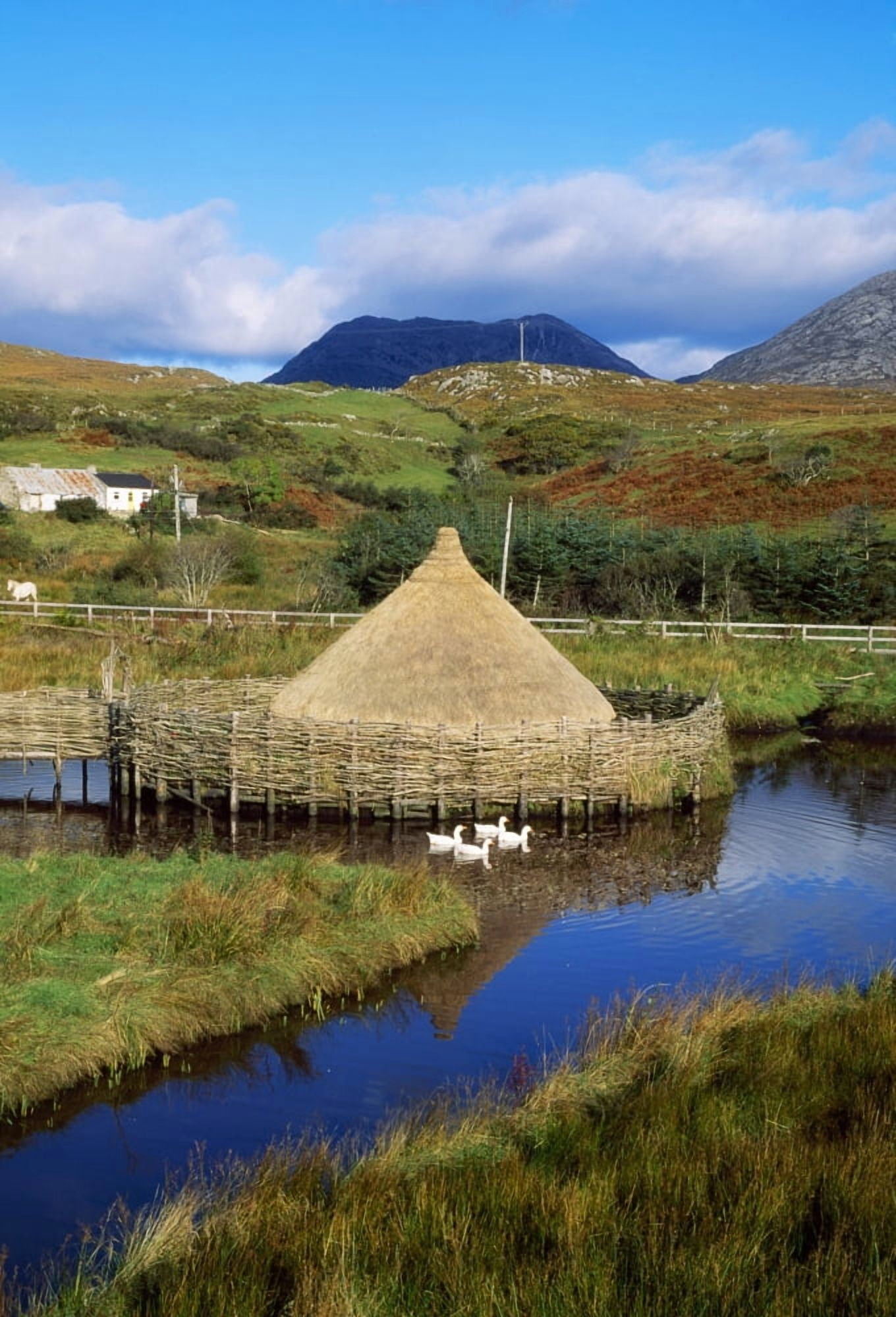 Connemara Heritage And History Centre Co Galway Ireland Heritage Center Near Clifden Canvas Art - The Irish Image Collection Design Pics (12 x 18)