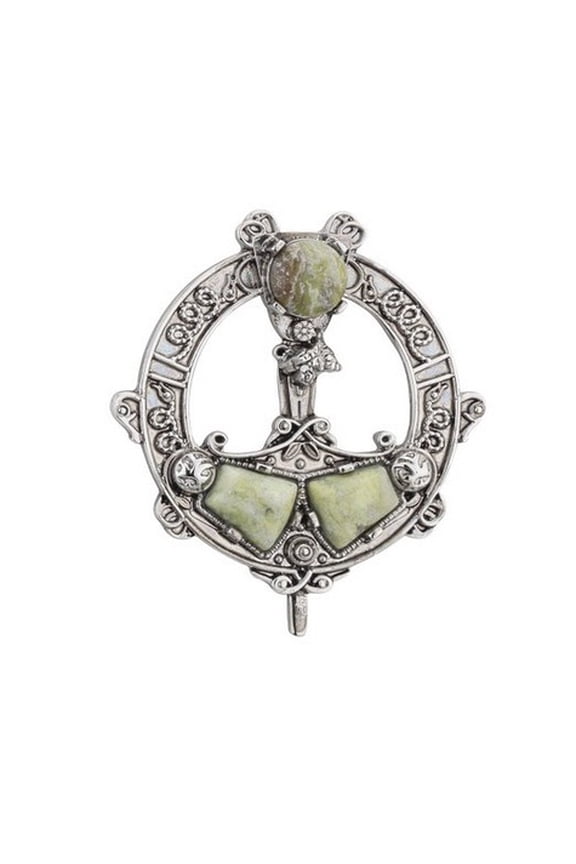 Connemara Marble Tara Brooch