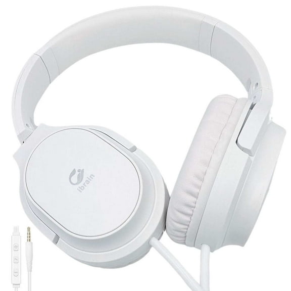 Conners Clinic Bluetooth Noise Isolating, On-Ear Headphones and Over-Ear Headphones, White, EMF-6