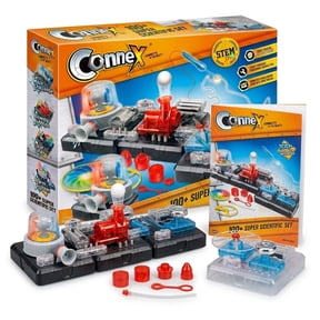 Connex 100+ Super Scientific Set, STEM Kits for Kids Age 8-12, DIY Electronic Building Kit, Circuit Board Projects for Hands-on Engineering Learning