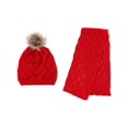 thumbnail image 1 of Connex Gear  Acrylic Knit Beanie Pom Hat and Infinity Scarf Set (Women), 1 of 3