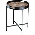thumbnail image 1 of Connexion Decor Bentdare Reclaimed Fir & Metal End Table in Natural/Black, 1 of 5
