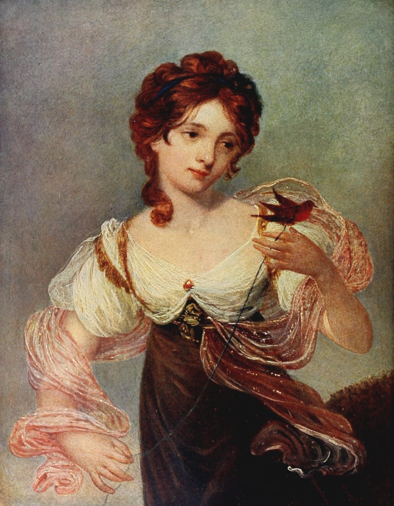 Connoisseur 23 1909 Portrait of a lady Canvas Art - Matthew W Peters (18 x 24)
