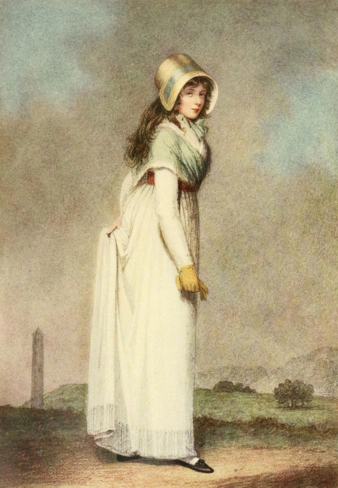 Connoisseur 27 1910 Portrait of an Irish girl Canvas Art - Adam Buck (18 x 24)