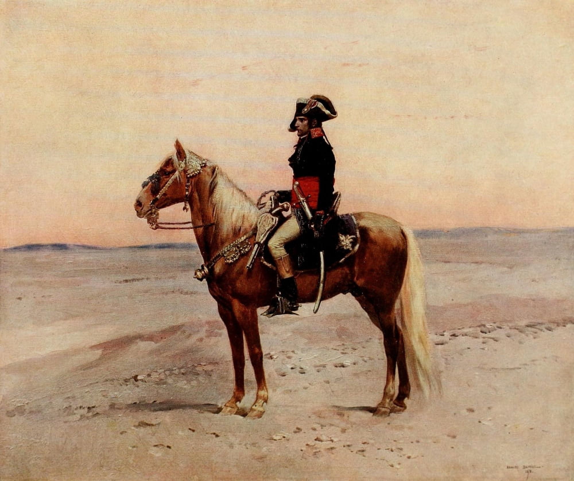 Connoisseur 35 Napoleon in Egypt Canvas Art - Ôø?douard Detaille (24 x 36)