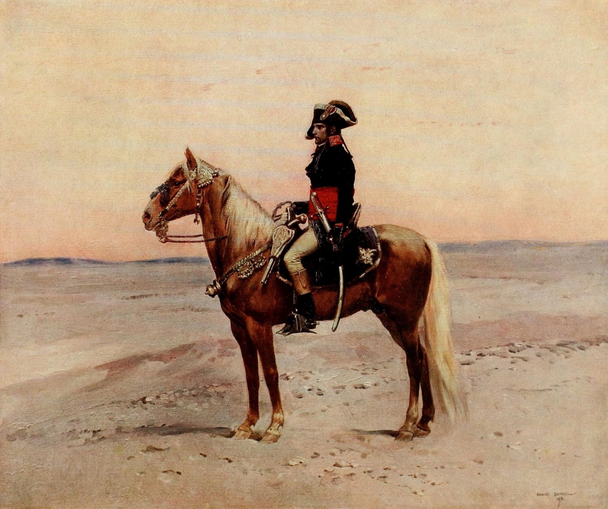 Connoisseur 35 Napoleon in Egypt Canvas Art - ???douard Detaille (18 x 24)