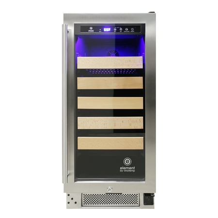 Vinotemp - Connoisseur Series 25-Bottle Wine Cooler - Black