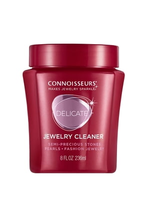 Delicate Jewelry Cleaner Solution for Pearls, Gemstones, and Fashion Jewelry, 8 fl oz