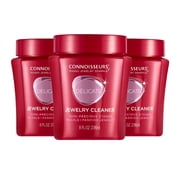 Connoisseurs Delicate Jewelry Cleaner Solution for Pearls, Gemstones & Fashion Jewelry, 3 Pack