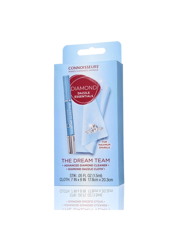 Dream Team Diamond Cleaning Kit with Dazzle Stik and Jewelry Cloth