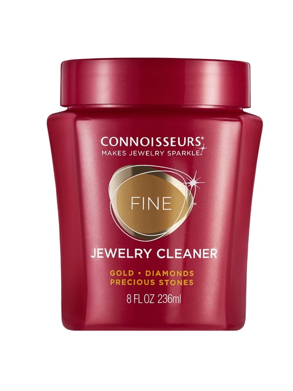 Fine Jewelry Cleaner for Gold, Diamonds, Platinum, and Gemstones, 8 fl oz