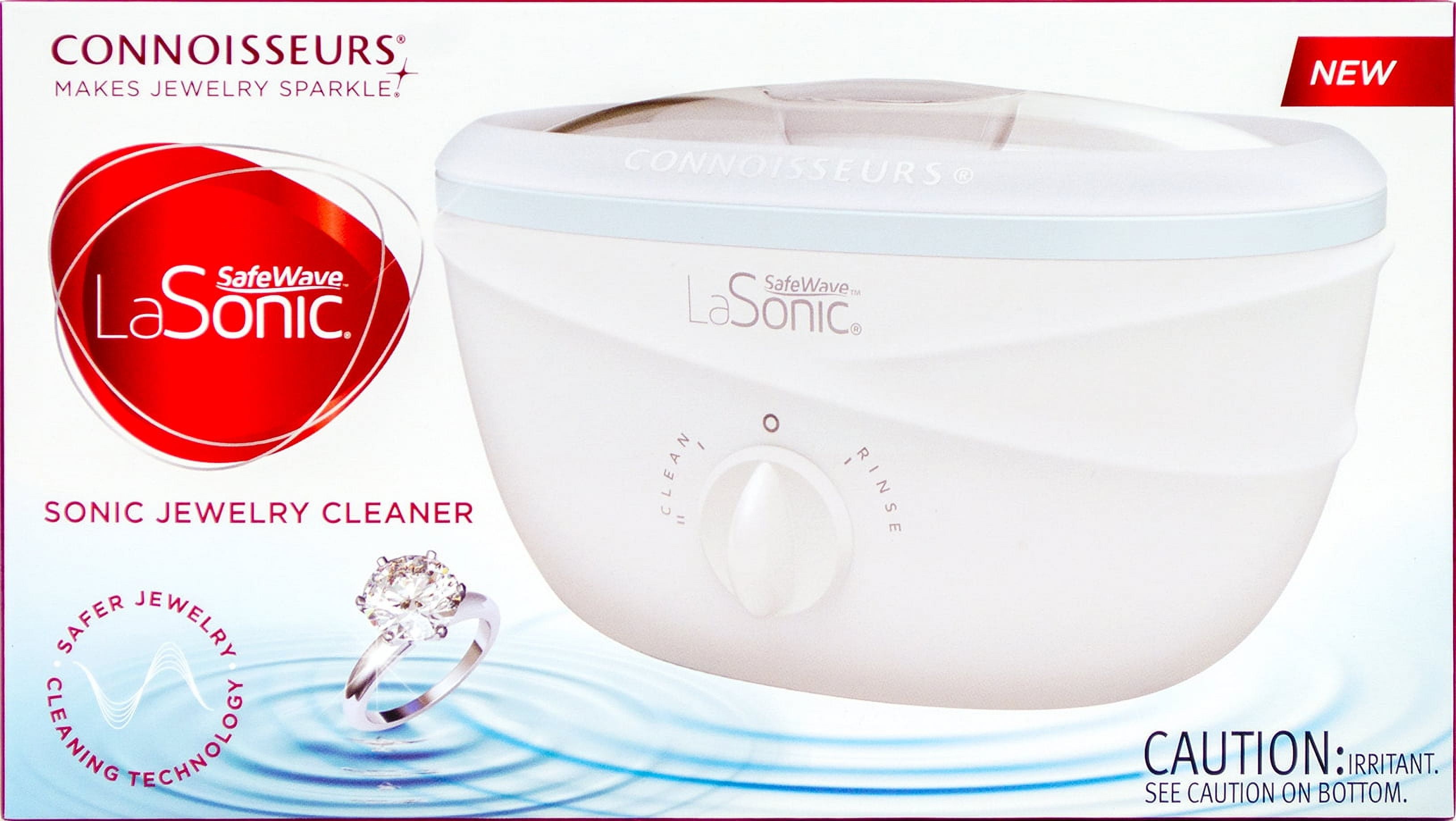 Connoisseurs La Sonic Safewave Jewelry Cleaner Machine, Professional  Jewelry Cleaning at Home, Safe on Jewelry 