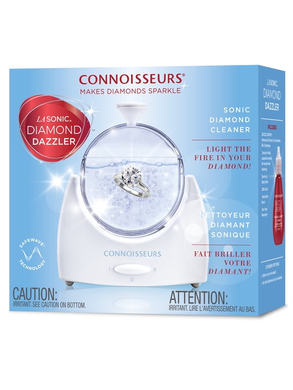 LaSonic Diamond Dazzler Sonic Jewelry Cleaner with Dazzle Drops Concentrate