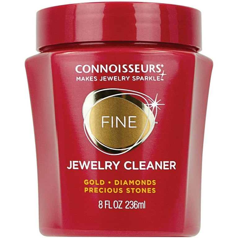 Connoisseurs 236ml Fine Jewelry Cleaner Precious Stone Gold Platinum  Cleaning Solution With Dip Tray and Brush - AliExpress