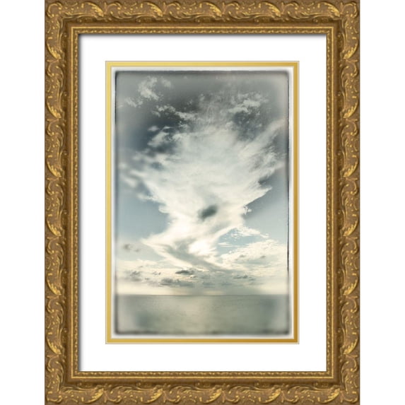 Connolly, Karin 17x24 Gold Ornate Wood Framed with Double Matting Museum Art Print Titled - Sky Calling I