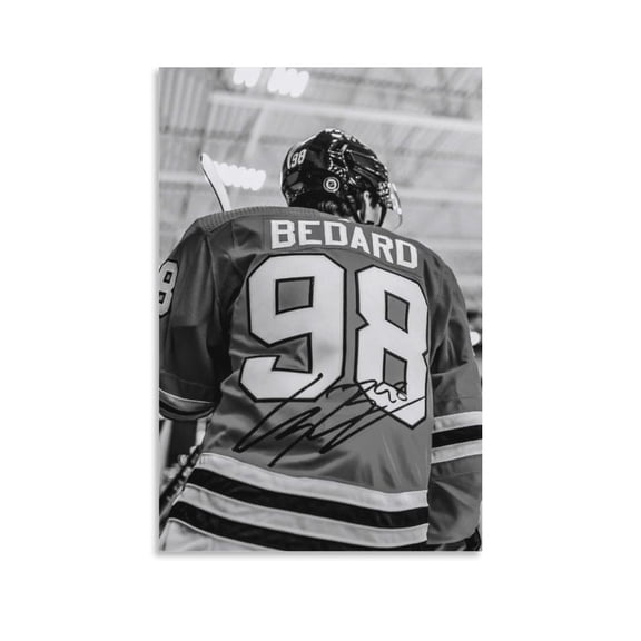 Connor Bedard Canvas Poster Artworks Picture Print Poster Wall Art Painting Canvas Gift Decor Home Posters Decorative 12x18inch(30x45cm)