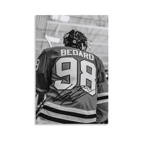 Connor Bedard Canvas Poster Wall Art Poster Scroll Canvas Painting Picture Living Room Decor Home 16x24inch(40x60cm)