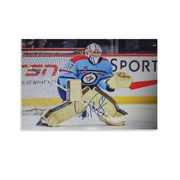 Connor Hellebuyck Canvas Poster Picture Print Canvas Poster Wall Paint Art Posters Decor Modern Home Artworks1 Wall Art Poster Scroll Canvas Painting Picture Living Room Decor Home 16x24inch(40x60cm)
