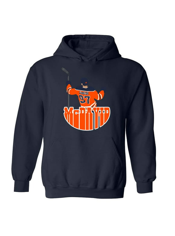 Connor McDavid Edmonton Oilers Pic Logo Hooded Sweatshirt