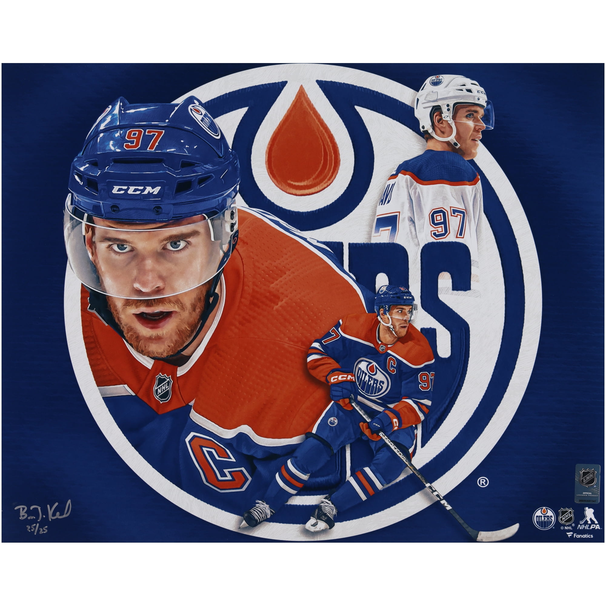 Connor McDavid Edmonton Oilers Unsigned 16" x 20" Photo Print ...