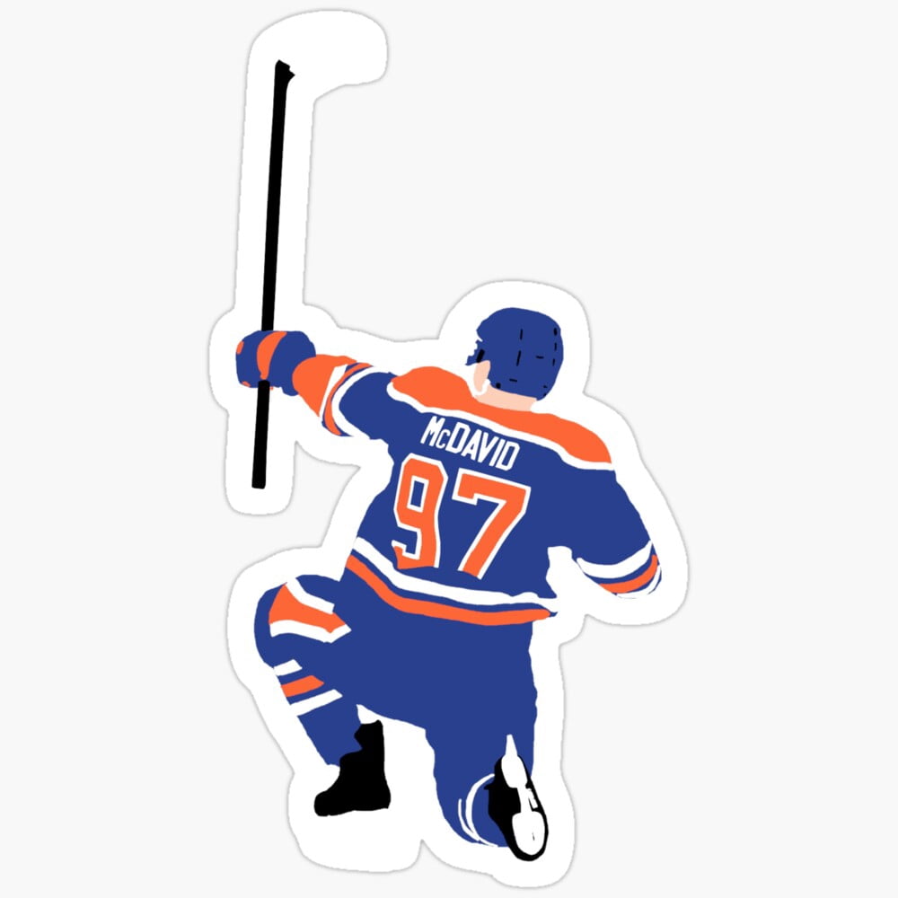 Connor Mcdavid - Oilers Sticker Phone Decal Water Bottle Stickers Car ...