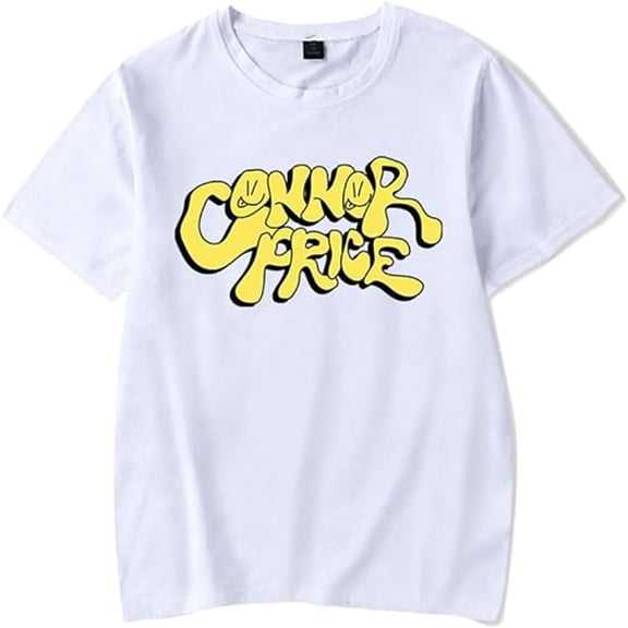 Connor Price Logo Merch Short Sleeve T-shirt Unisex Fashion Crew Neck Top