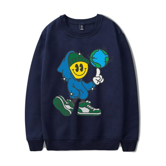 Connor Price Merch Globe Guy Crewneck Sweatshirt Merch Casual Sweatshirt Unisex Clothing
