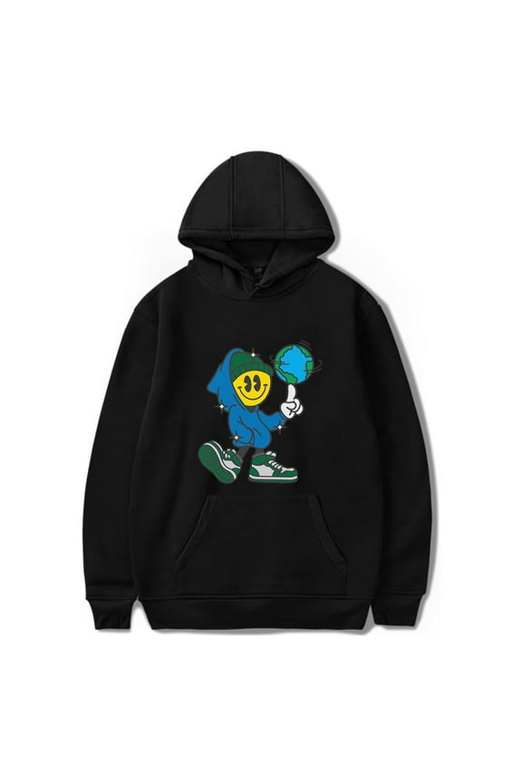 Connor Price Merch Globe Guy Hoodie Unisex Hooded Sweatshirt Long Sleeve Tracksuit Pullover Coat