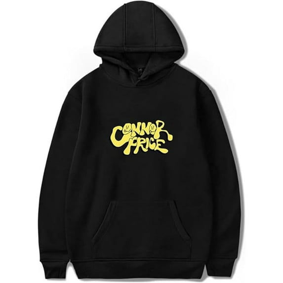 Connor Price Merch Hoodie - Unisex Casual Hooded Sweatshirt, Trendy Logo Design with Pocket & Drawstring
