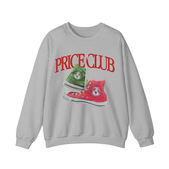 Connor Price Merch Price Club Crewneck Sweatshirt Men Women Long Sleeve Pullover Streetwear Tops