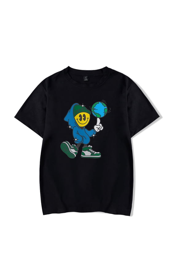 Connor Price Merch T-Shirt Globel Guy Logo Short Sleeve Crewneck Women Men Top Tees T Shirt