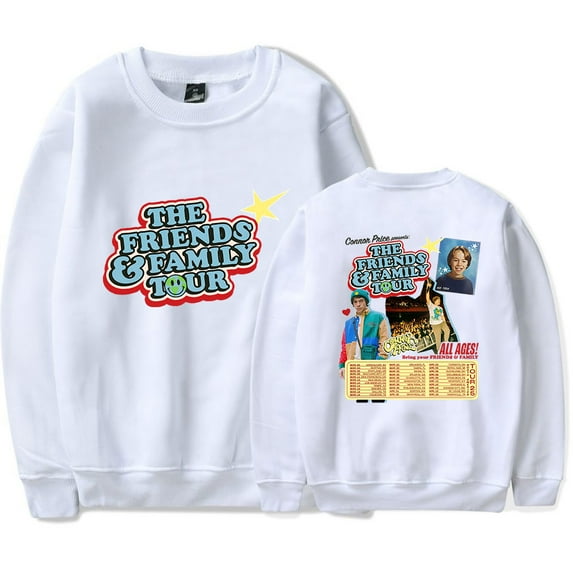 Connor Price Merch The Friends & Family Tour Crewneck Sweatshirt Merch Casual Sweatshirt Unisex Clothing