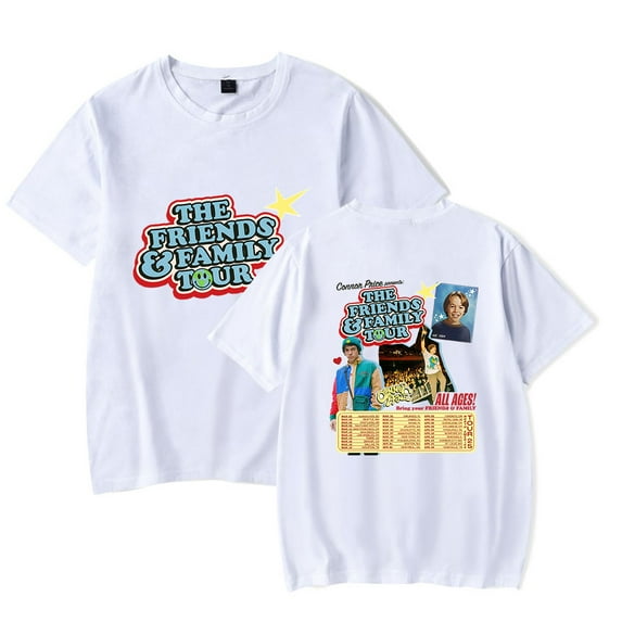 Connor Price Merch The Friends & Family Tour T-Shirt Men/Women Streetwear T-Shirt Shirt Short Sleeve